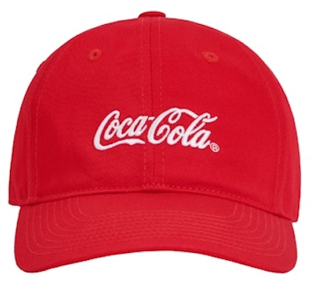 KITH x Coca-Cola Logo Cap Red Buy KITH x Coca-Cola Logo Cap Red