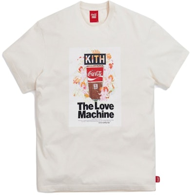 KITH x Coca-Cola Love Machine Vintage Tee Ivory Buy KITH x Coca-Cola Love Machine Vintage Tee Ivory