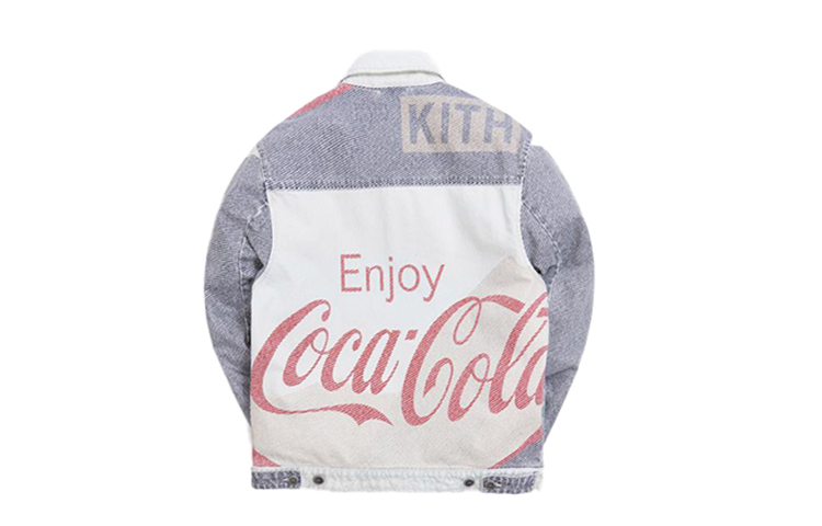 Lookbook KITH x Coca-Cola 山形標誌多口袋牛仔外套 中性 灰白 KH1286-115