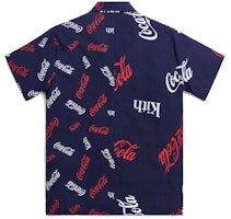 KITH x 可口可乐印花营领衬衫 深蓝色 Order KITH x 可口可乐印花营领衬衫 深蓝色