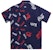 KITH x Coca-Cola Printed Camp Collar Shirt Navy