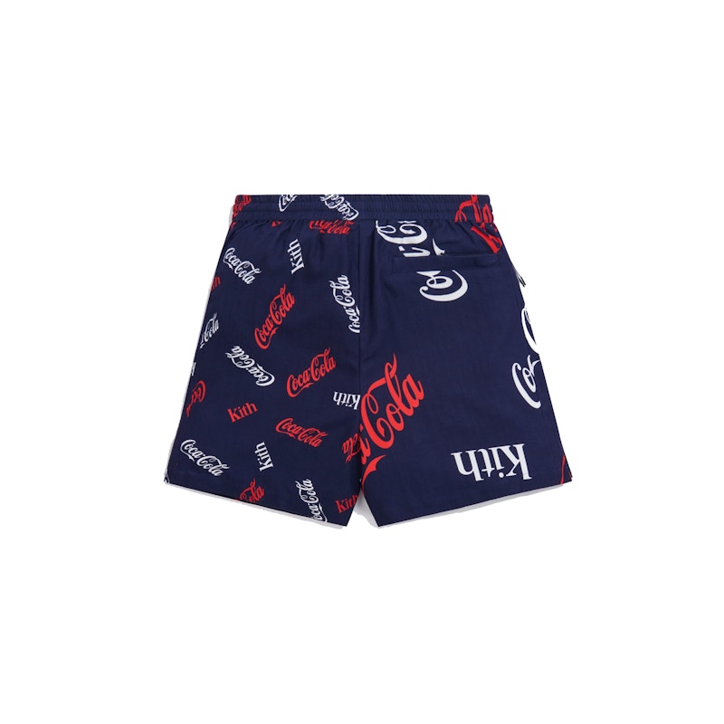 Order 키쓰 x 코카콜라 프린트 반바지 (네이비) 
