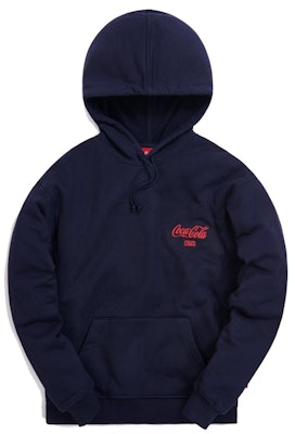 KITH x Coca-Cola Ribbon Logo Hoodie Navy Buy KITH x Coca-Cola Ribbon Logo Hoodie Navy