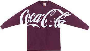 KITH x Coca-Cola Unisex Co-Branded Purple Long Sleeve Tee KH3541-111 KITH x Coca-Cola Unisex Co-Branded Purple Long Sleeve Tee KH3541-111