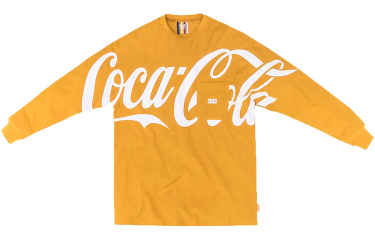 Order KITH x Coca-Cola 聯名長袖T恤 男女人氣款 圖案圓領設計 KH3541-112
