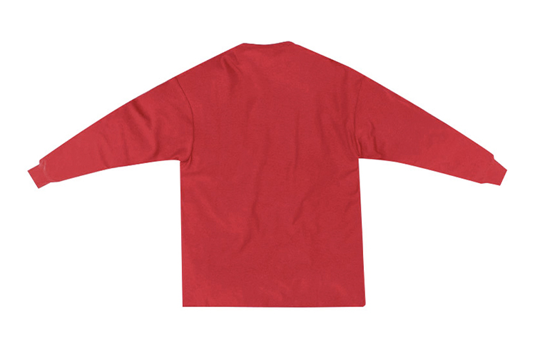 Lookbook KITH x Coca-Cola 男女同款紅色寬鬆配色多巴胺長袖T恤 KH3541-110