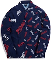 KITH x Coca-Cola x Mitchell & Ness Coke Coaches Jacket Navy KITH x Coca-Cola x Mitchell & Ness Coke Coaches Jacket Navy