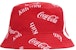 KITH x Coca-Cola x Mitchell & Ness Coke Is It Bucket Hat Red/Multi