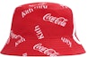 Order KITH x Coca-Cola x Mitchell & Ness Coke Is It Bucket Hat Red/Multi