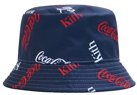 KITH x Coca-Cola x Mitchell & Ness Coke Logo Bucket Hat Navy/Multi Order KITH x Coca-Cola x Mitchell & Ness Coke Logo Bucket Hat Navy/Multi