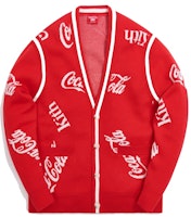 KITH x Coca-Cola x Mitchell & Ness Coke Logo Cardigan Red KITH x Coca-Cola x Mitchell & Ness Coke Logo Cardigan Red