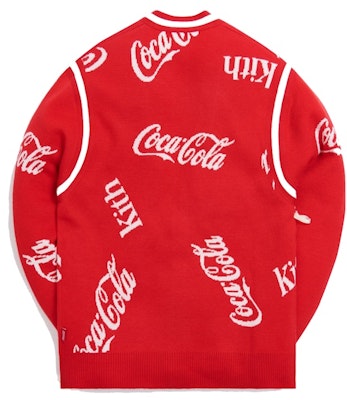 KITH x Coca-Cola x Mitchell & Ness Coke Logo Cardigan Red Order KITH x Coca-Cola x Mitchell & Ness Coke Logo Cardigan Red