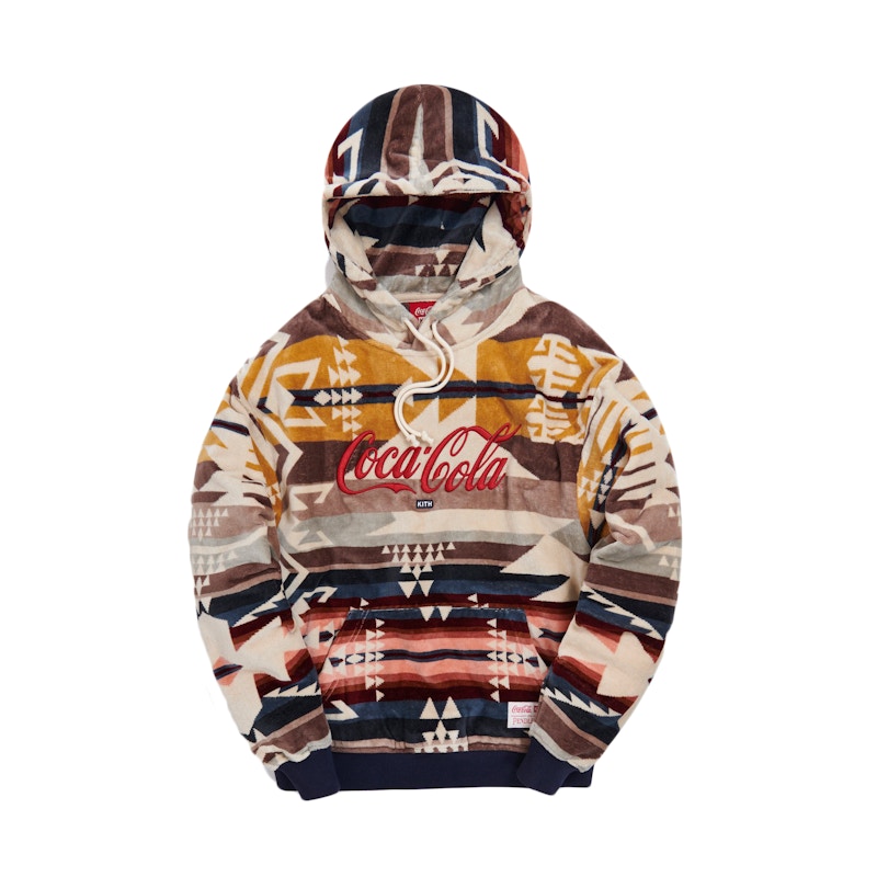 KITH x Coca-Cola x Pendleton Terry Williams 3 Hoodie Ivory/Multi