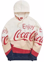 KITH x Coca Cola Collaboration Hoodie Unisex Beige Mountain Logo KH2522-115 KITH x Coca Cola Collaboration Hoodie Unisex Beige Mountain Logo KH2522-115