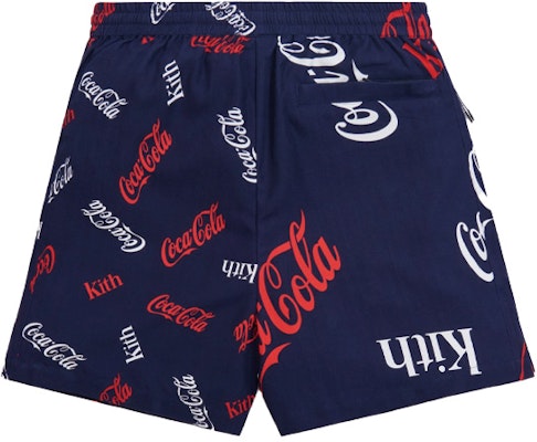KITH x Coca Cola聯名藍色短褲男女款 抽繩設計 KH6378-102 Lookbook KITH x Coca Cola聯名藍色短褲男女款 抽繩設計 KH6378-102
