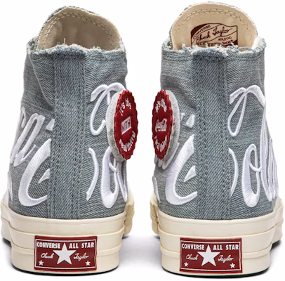KITH x 可口可乐 x Converse Chuck Taylor 70 高帮 '牛仔布' 2019 160285C Details for KITH x 可口可乐 x Converse Chuck Taylor 70 高帮 '牛仔布' 2019 160285C
