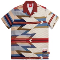 KITH x Coca Cola x Pendleton African Pattern Camp Shirt Unisex Maroon KH3852-110 KITH x Coca Cola x Pendleton African Pattern Camp Shirt Unisex Maroon KH3852-110