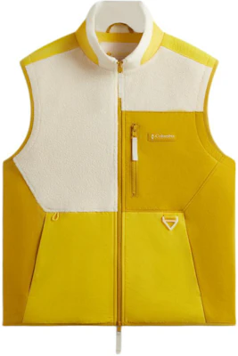 KITH x Columbia SS24拼色无袖马甲 白黄 男女通用 2104041-706 Buy KITH x Columbia SS24拼色无袖马甲 白黄 男女通用 2104041-706