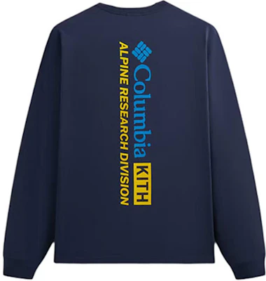KITH x Columbia SS24 Sweat-Wicking Pullover Crewneck - Biru Navy KHM032010-413 Buy KITH x Columbia SS24 Sweat-Wicking Pullover Crewneck - Biru Navy KHM032010-413