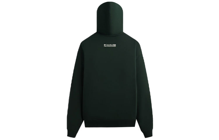 Lookbook KITH x Columbia SS24 男女同款刺绣连帽衫 - 运动场绿 khm032016-302