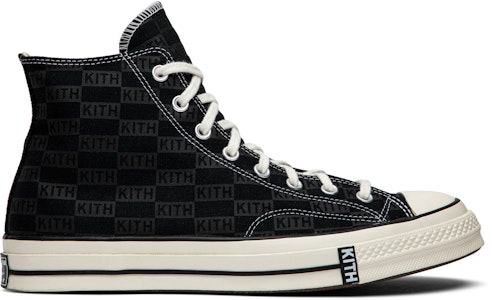 KITH x Converse Chuck 70 High 'Monogram Hitam' 165521C Buy KITH x Converse Chuck 70 High 'Monogram Hitam' 165521C
