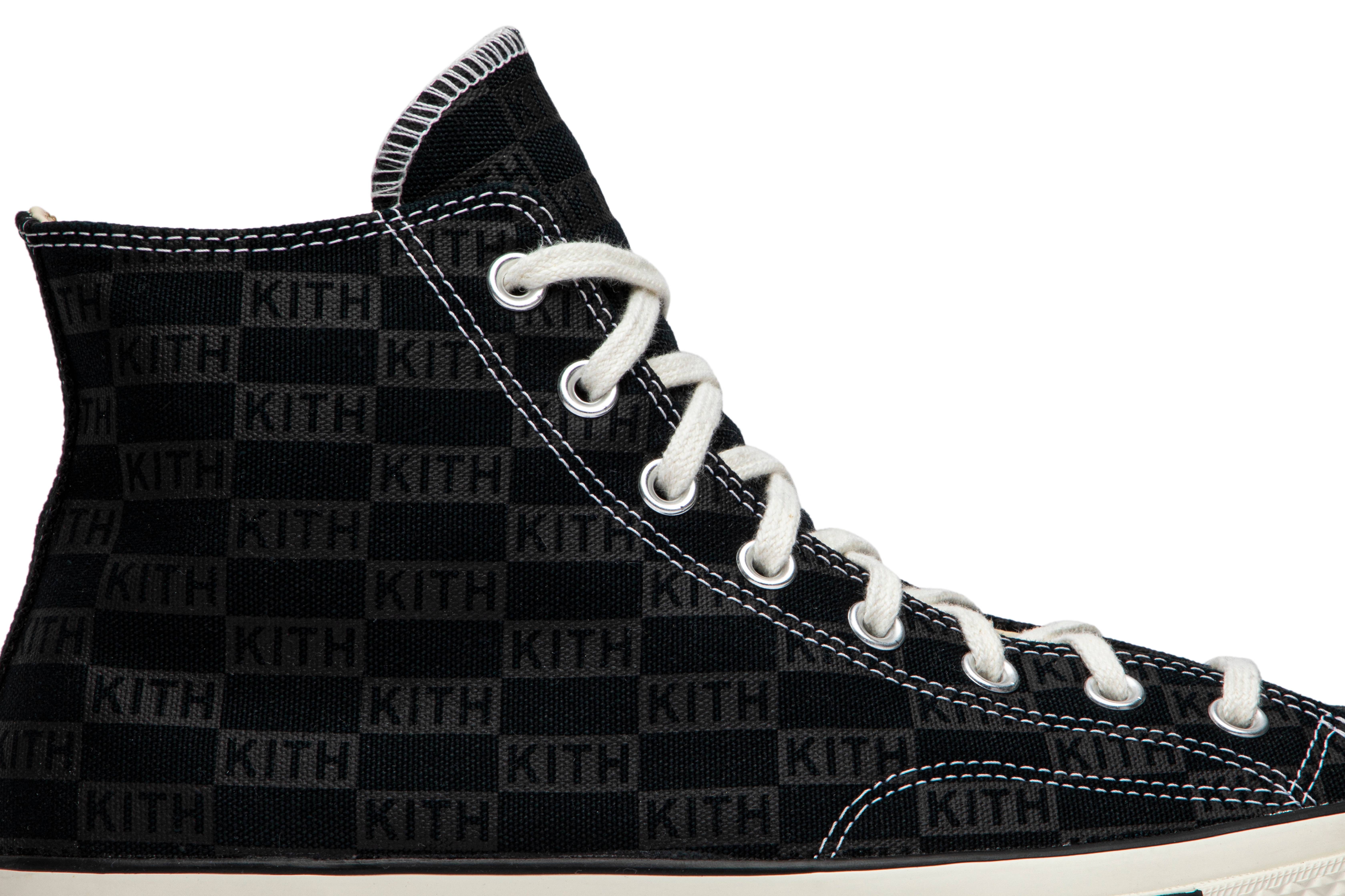 Order KITH x 컨버스 척 70 하이 '블랙 모노그램' 165521C