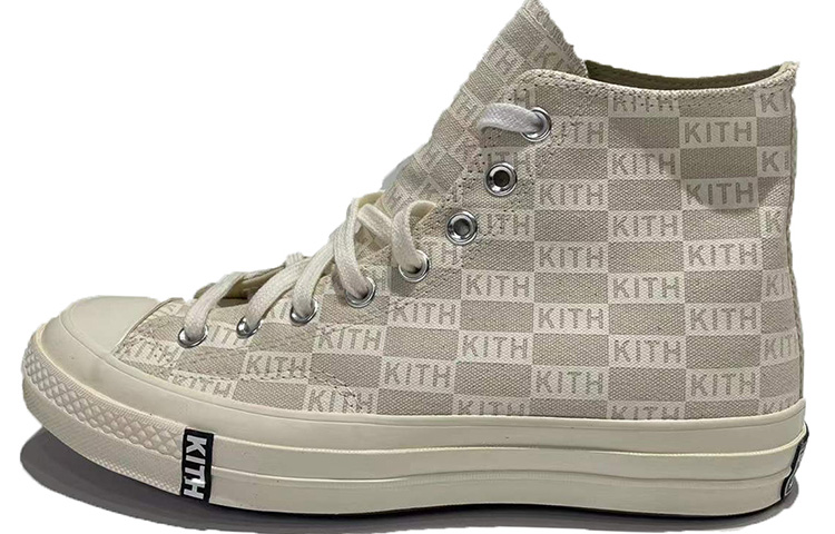 KITH x Converse Chuck 70 High 'Natural Monogram' 171865C