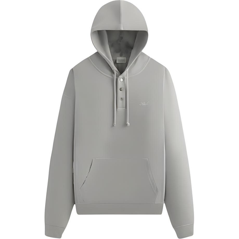 KITH Crystal Wash Interlock Williams IV Hoodie Matcha Green Pullover KHM032024-005