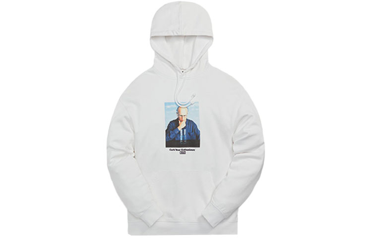 KITH Curb Your Enthusiasm Perspective Hoodie White Pullover Sweatshirt. KHM030097-101 圖 2