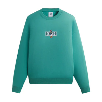 KITH Disney Cyber Monday Daisy Duck Logo Crewneck Sweatshirt Green KHM031784-313
