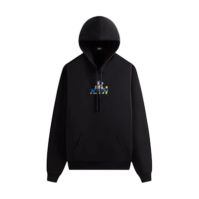 KITH Disney Donald Duck Astronaut Hoodie Black FW24 Collaboration KHM033129-001