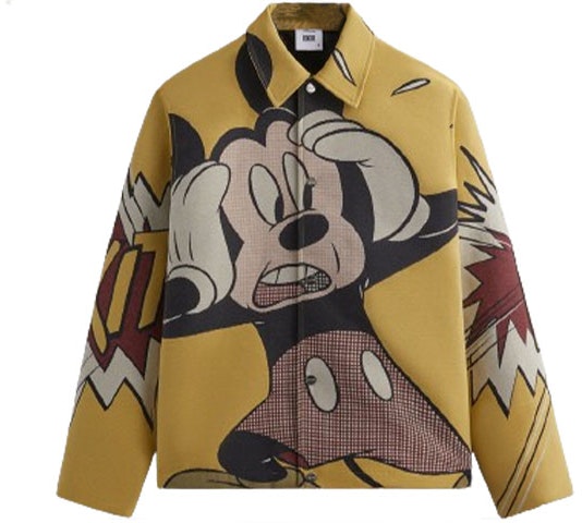 kith-x-disney-fw-23-mickey-print-collared-jacket-unisex-yellow-khm-010506-701