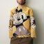 Shop Jaket KITH x Disney FW23 Mickey Print Kerah Unisex Kuning. KHM010506-701