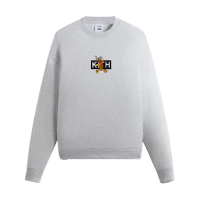 KITH Disney Monday Program Crewneck Sweatshirt Light Grey Casual Wear KHM031783-002
