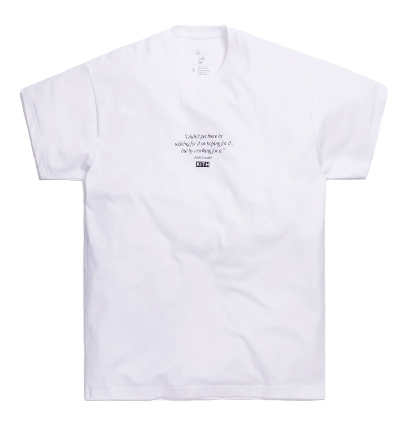 Buy KITH x エスティ ローダー 国際女性デーTシャツ (白)
