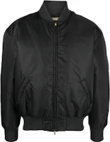 KITH x Fear of God Black Zip-Up Loose-Fit Jacket for Men FGE30205NYLBLK KITH x Fear of God Black Zip-Up Loose-Fit Jacket for Men FGE30205NYLBLK