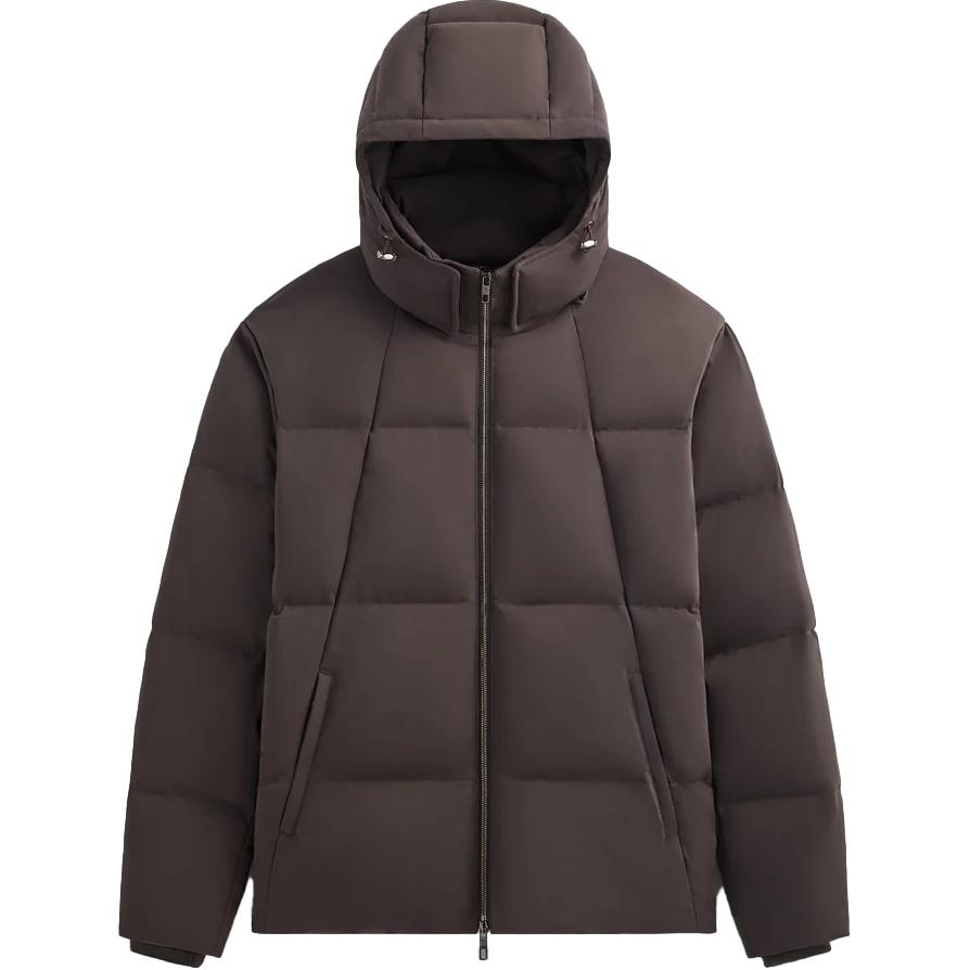 Order KITH x Giorgio Armani FW24 藝術聯名棕色Logo連帽外套。 GM000847E13301E