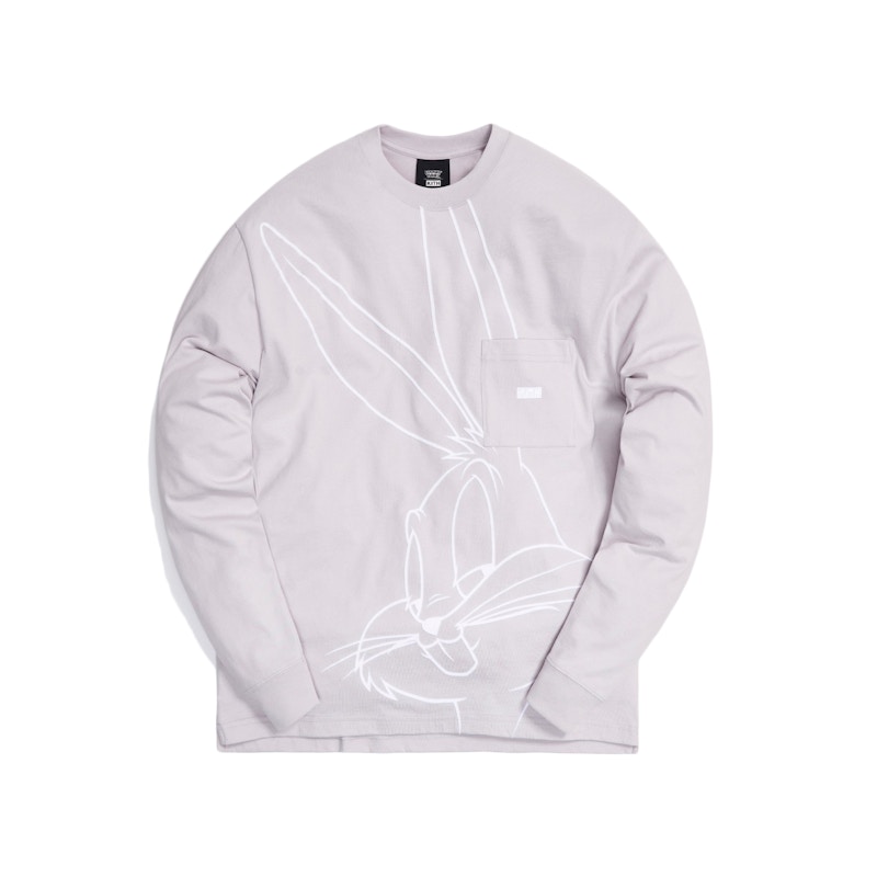 KITH x Looney Tunes Bugs LS Pocket Quinn Tee Mushroom