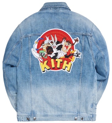 KITH x Looney Tunes Denim Jacket Jacket Blue Buy KITH x Looney Tunes Denim Jacket Jacket Blue