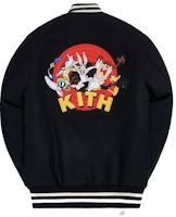 KITH x Looney Tunes Golden Bear Varsity Jacket Black KITH x Looney Tunes Golden Bear Varsity Jacket Black