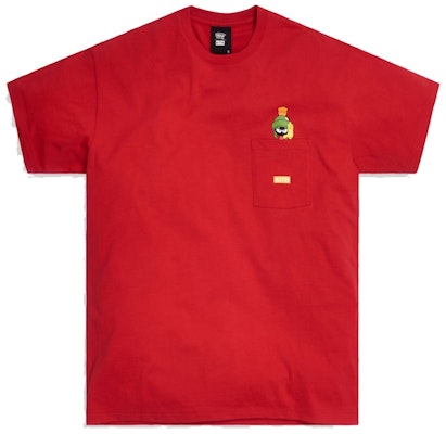 KITH x Looney Tunes Marvin Pocket Tee Red Order KITH x Looney Tunes Marvin Pocket Tee Red