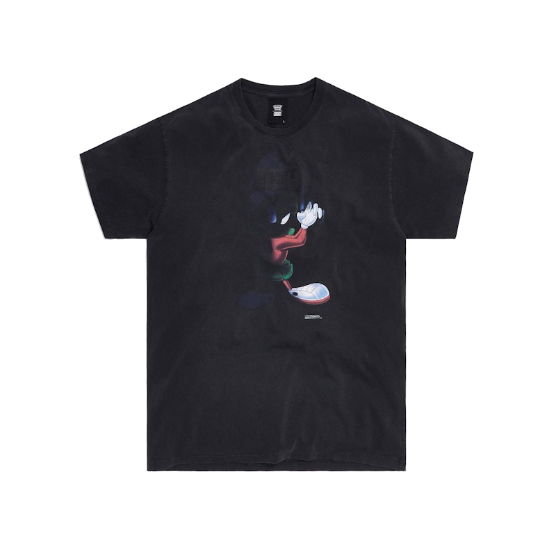 Buy KITH x Looney Tunes 暗影火星人復古黑色T恤