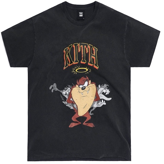 kith-x-looney-tunes-taz-vintage-tee-black