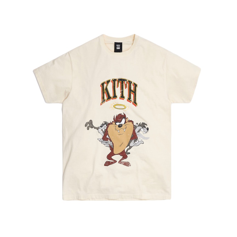 KITH Looney Tunes Taz Vintage Tee Turtledove