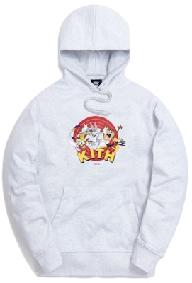 KITH x Looney Tunes That's All Folks Hoodie Heather Grey Order KITH x Looney Tunes That's All Folks Hoodie Heather Grey