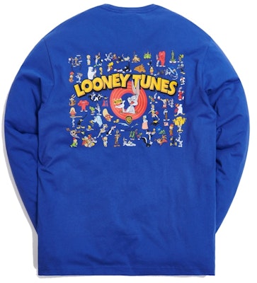 KITH x Looney Tunes That's All Folks LS Tee Blue Buy KITH x Looney Tunes That's All Folks LS Tee Blue