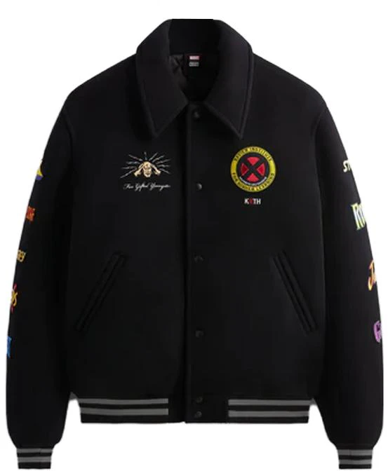 kith-x-marvel-ss-23-logo-embroidered-x-men-patch-button-up-jacket-black-unisex-khm-010316-001
