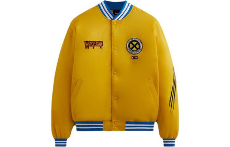 KITH Marvel SS23 X-Men Wolverine Nylon Bomber Jacket Unisex - Yellow KHM010320-731