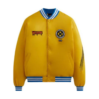 KITH Marvel SS23 X-Men Wolverine Nylon Bomber Jacket Unisex - Yellow KHM010320-731