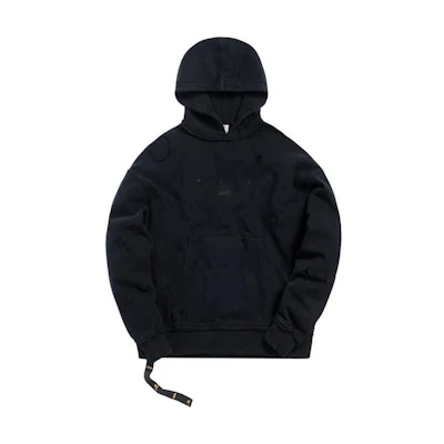 KITH MMW Black Hoodie Pullover Long Sleeve Sweater KH2254-100